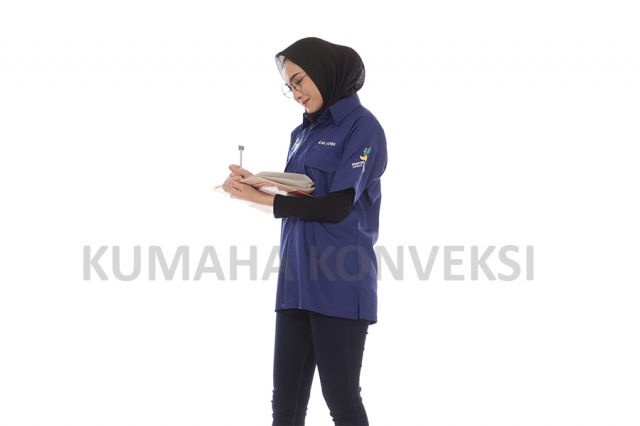 Kemeja Kemensos Navy